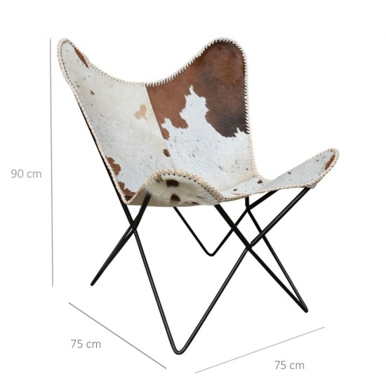 KOŽNA FOTELJA LEPTIR